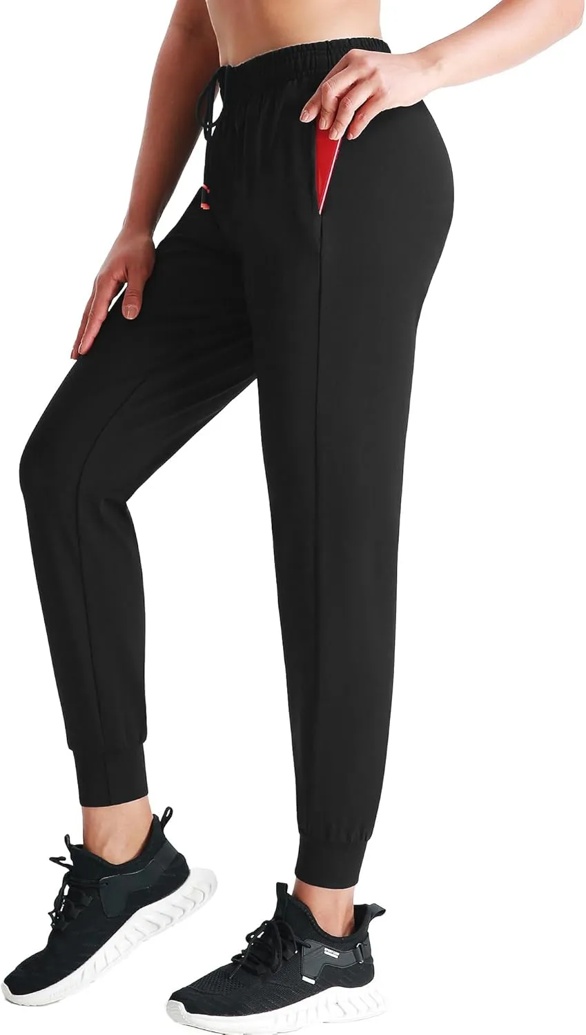 CADMUS Pajama Pants for Women Joggers Tapered Pants Lounge Sweatpants for Workout, Running Trousers
