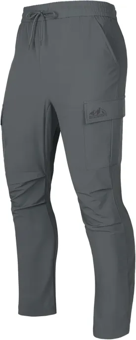 GEMYSE Men's Track Pants Lightweight Quick Dry Travel Fishing Joggers Running Workout Active Athletic Hiking Pants