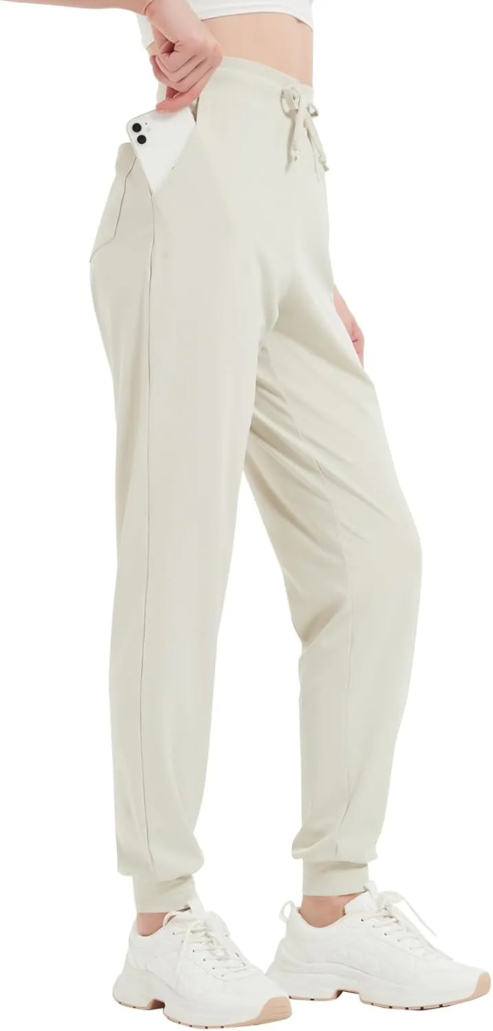 Idtswch 30"/32"/34"/36" Long Inseam Women Tall Sweatpants Extra Long Joggers Zipper Pockets Track Athletic Pants for Running